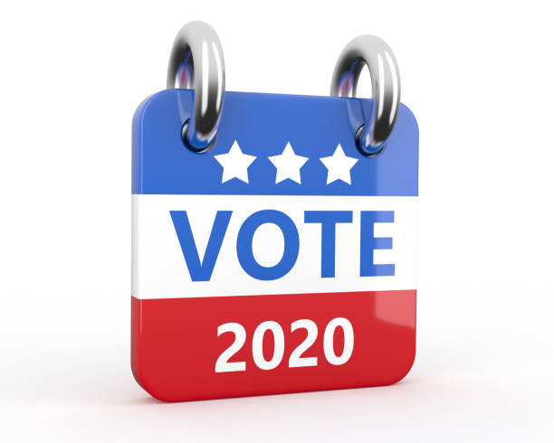 istock Calendar Icon with 2020 Vote Design 1279898504
