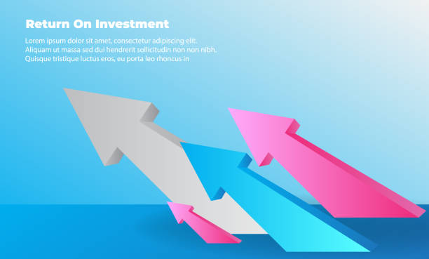istock business target direction concept to success. Return on investment ROI. Applicable for promotion   cover poster  infographic   landing page  ui  ux  persentation   baner  social media posted 1279911190