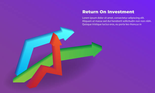 istock business target direction concept to success. Return on investment ROI. Applicable for promotion   cover poster  infographic   landing page  ui  ux  persentation   baner  social media posted 1279911889