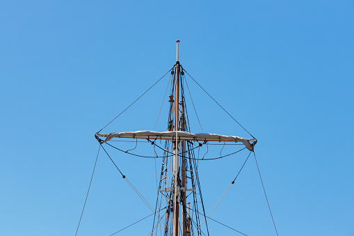 Top of the mast of a ship