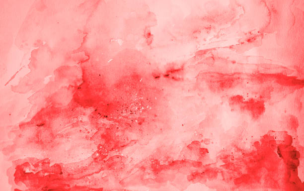 istock Red watercolor background abstract 1279917957