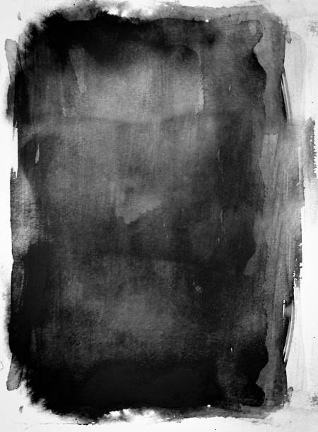 istock Black graduated watercolor background 1279919774