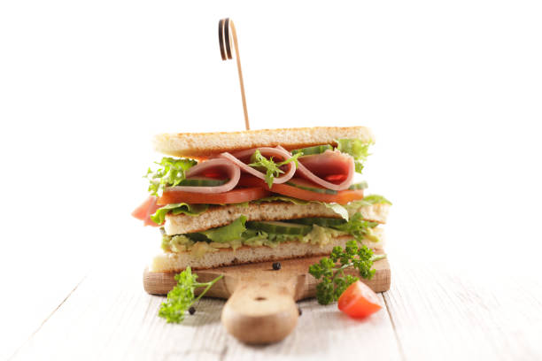 istock sandwich with ham, lettuce, cheese and tomato 1279923821