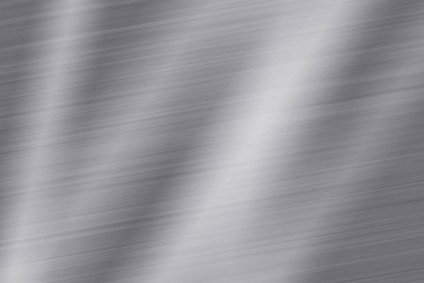 istock Shiny iron metal texture and background 1279924110