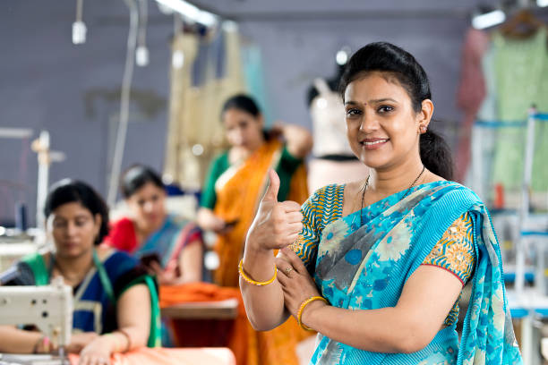 istock Confidence woman inspector giving thumbs up 1279928263