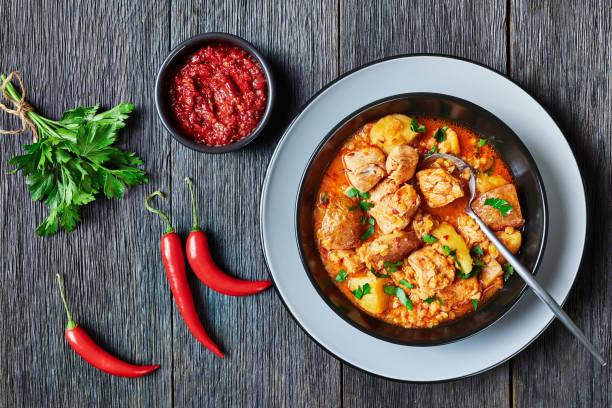 istock chicken arrabbiata stew with lentil and potato 1279932208