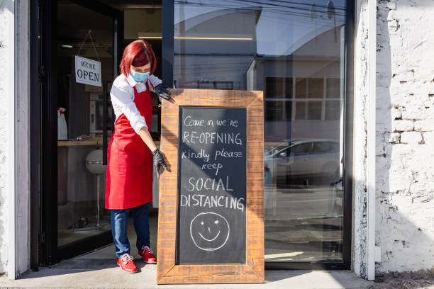 istock Bakery owner is preparing for reopening 1279940710