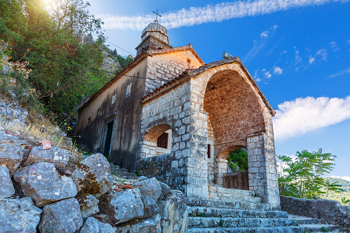 Church of Our Lady of Remedy in the Fortress of Kotor, Montenegro.