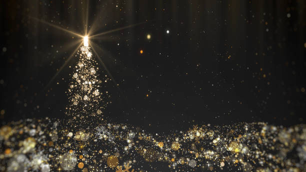 istock Christmas tree lights background with copy space for your text 1279948490