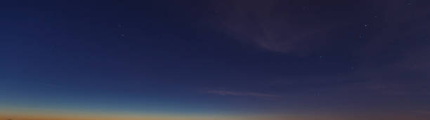 istock Dramatic colorful sky with afterglow and illuminated clouds 1279950800