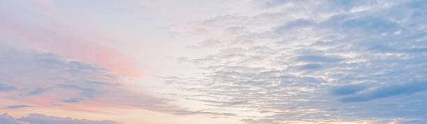 istock Dramatic colorful sky with afterglow and illuminated clouds 1279951107