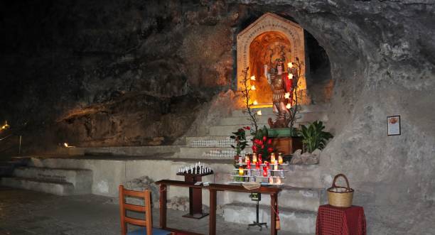 istock Monticchio , a rock church in San Michele Arcangelo 1279955237