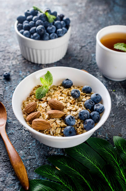 istock baked granola and berries in bowl 1279955667