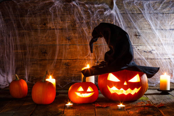 istock Jack O Lantern Halloween pumpkins 1279956515