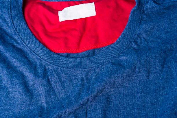 istock Dark blue plain cotton t-shirt. a stylish shirt 1279956911