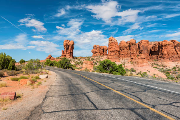 istock Scenic road in Arches National Park, Utah 1279957673