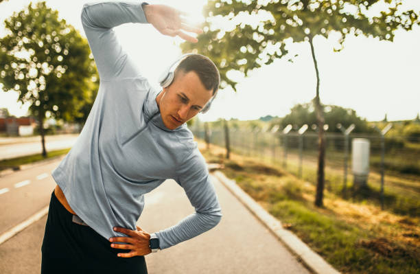 istock Young man doing outdoor sports 1279958206