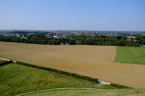 Agricultural fields in Belgium