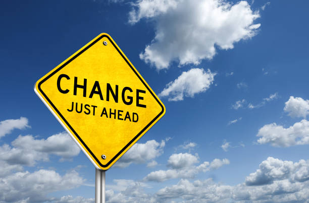 istock US Traffic sign - Change just ahead 1279960025