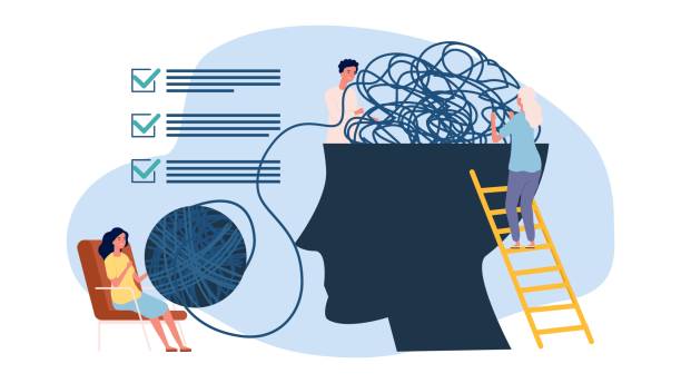 istock Psychotherapy concept. Psychologist assistance, mind update metaphor. Psychology helping vector illustration 1279960981