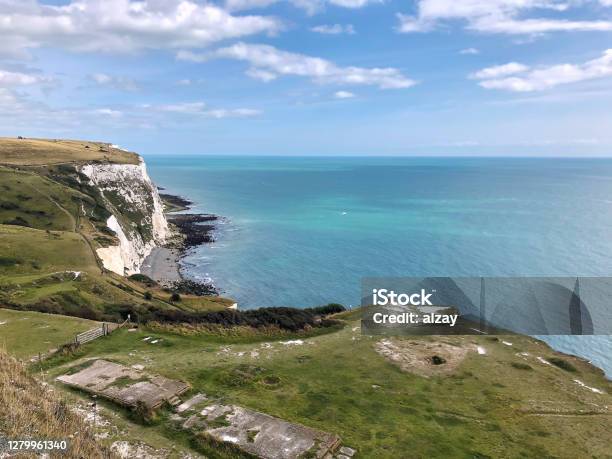 White Cliffs Of Dover Stock Photo - Download Image Now - White Cliffs Of Dover, Beach, Beauty