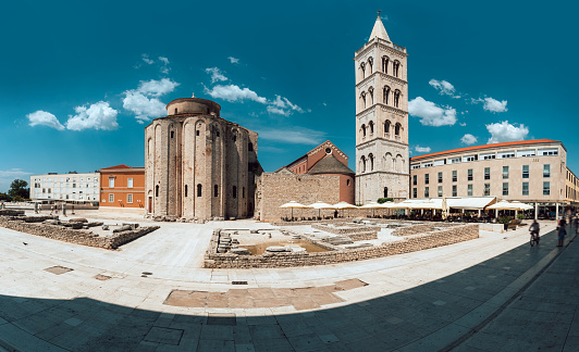 Church of Saint Donatus in historic center of Zadar town, Croatia, Europe