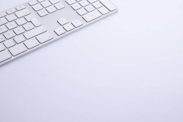 istock new modern computer keyboard isolated on white background, close view 1279970717