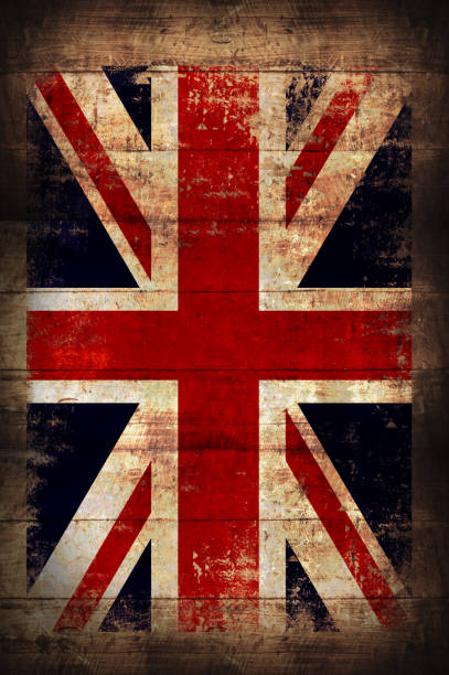grunge great britain flag - british flag freedom photography english flag imagens e fotografias de stock