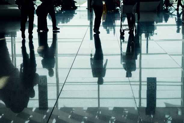 istock Passenger walking in the airport 1279976608