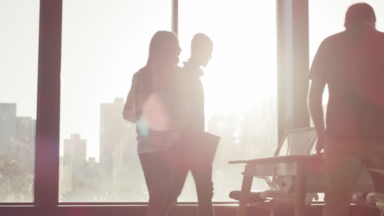 4k video footage of a group of young businesspeople having a meeting in a modern office