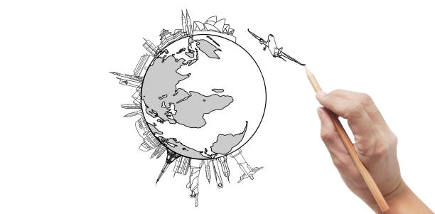 istock Hand is ready for drawing travel 1279988304