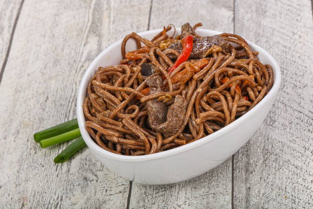 istock Wok - soba with beef and wegetables 1279990548