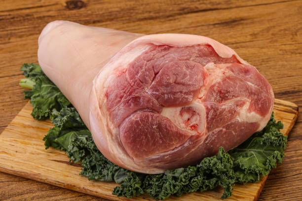 istock Raw pork knuckle for cooking 1279990897
