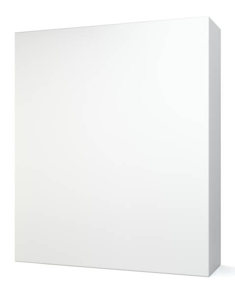 istock Blank tall box. 3d illustration on studio background. 3D Illustration. Isolated on white background. 1279991323