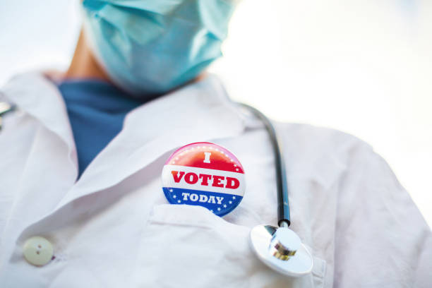 Doctor voting on election day