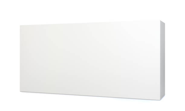 istock Realistic cardboard box on white background. White container, packaging. 3d illustration. Isolated on white background 1279992392