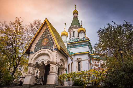 Assumption Cathedral and belfry in Rostov, Russia.