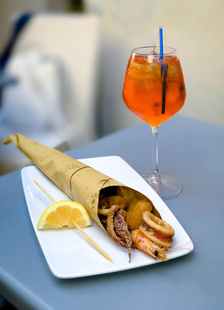 Street food in Amalfi Typical street food on the Amalfi coast amalfi food stock pictures, royalty-free photos & images