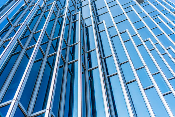 istock Architecture details Modern Building Glass facade Business background 1280001272
