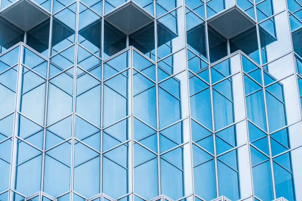 istock Architecture details Modern Building Glass facade Business background 1280001457
