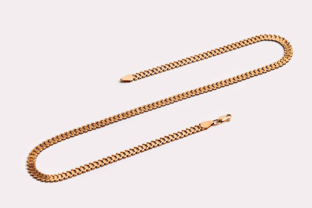 istock Gold necklace for men 1280003316