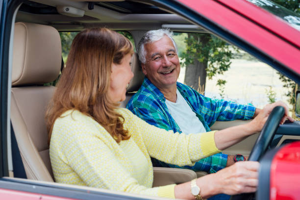 istock Senior Couple on a Road Trip 1280006640