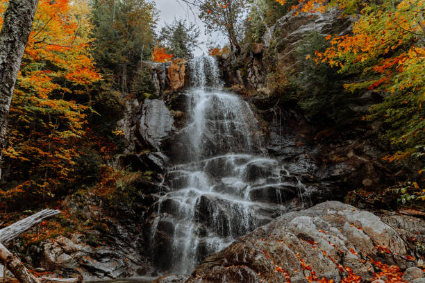 istock Hiking in the Adirondack Mountain in the fall 1280015268