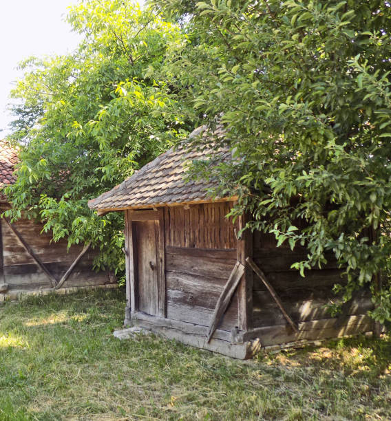 istock Old auxiliary buildings in a rural household 1280027031