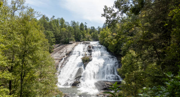 triple falls nc - dupont state forest photos et images de collection