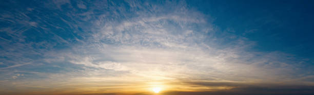 istock Dramatic sky with beautiful clouds at sunset in the evening. Beautiful cloudscape. 1280031938