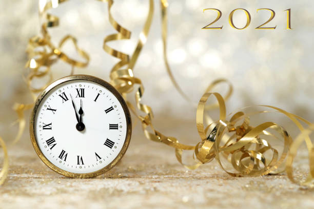 istock Happy New Year. Symbol from number 2021 on abstract background 1280033414