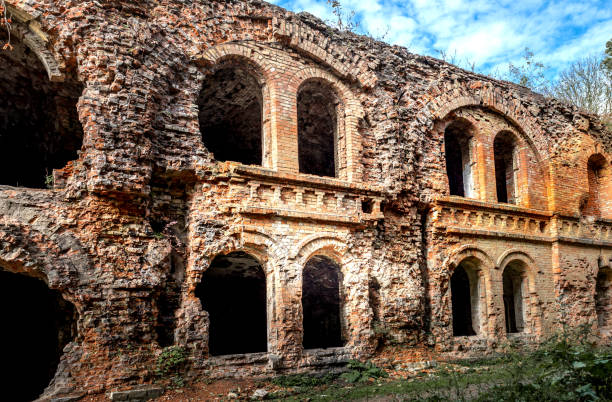 istock Ruins of an ancient fort. Ruined castle 1280038525