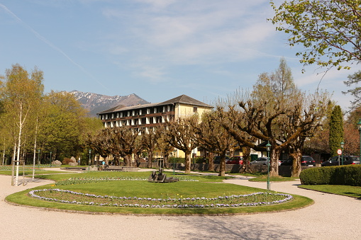 April 18, 2018, Strobl am Wolfgangsee: Spring awakening in Strobl am Wolfgangsee in the Salzkammergut