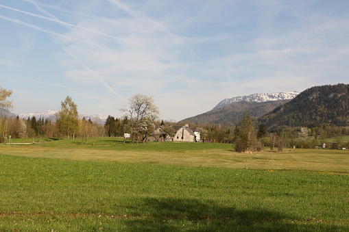 April 18, 2018, Strobl am Wolfgangsee: Spring awakening in Strobl am Wolfgangsee in the Salzkammergut